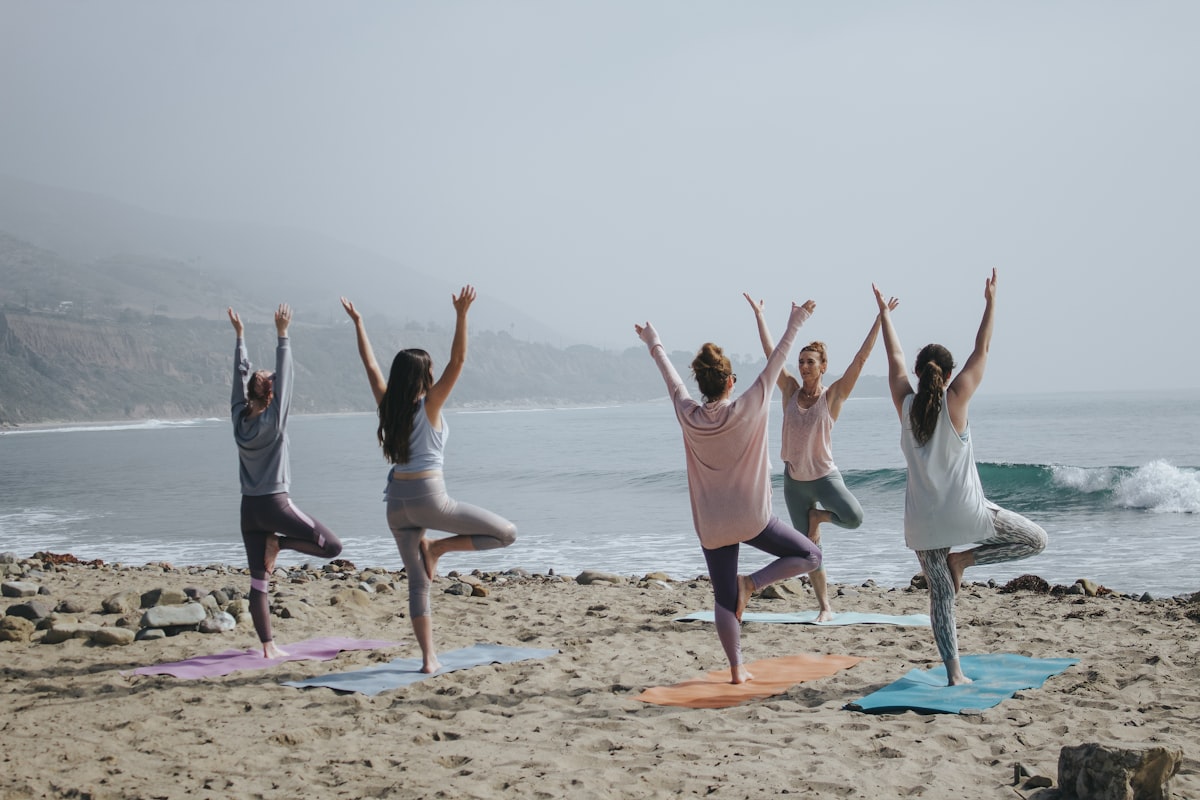 Peaceful wellness practice environment